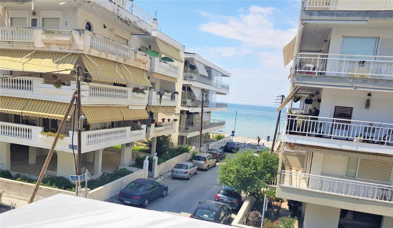Perea Beach And Sea View Apartment Peraía Exteriér fotografie