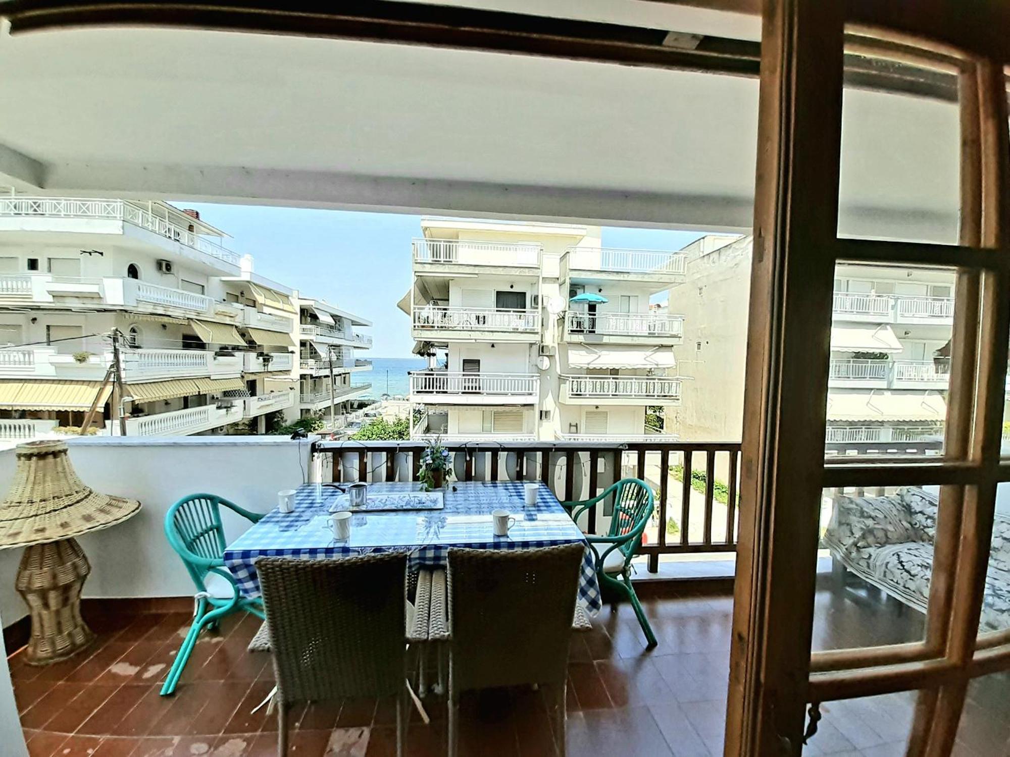 Perea Beach And Sea View Apartment Peraía Exteriér fotografie